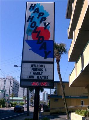 Happy Holiday Motel Myrtle Beach Esterno foto